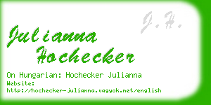 julianna hochecker business card